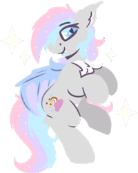 Size: 277x347 | Tagged: safe, artist:rhythmpixel, imported from derpibooru, oc, oc only, oc:dreamyway skies, bat pony, chest fluff, female, lineless, mare, simple background, solo, transparent background