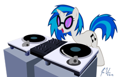 Size: 3061x1959 | Tagged: safe, artist:epic-panda17, imported from derpibooru, dj pon-3, vinyl scratch, pony, unicorn, female, mare, open mouth, simple background, transparent background
