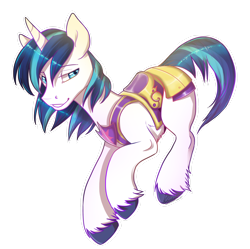 Size: 2454x2443 | Tagged: safe, artist:keen6, imported from derpibooru, shining armor, badge, blue, canterlot wedding 10th anniversary