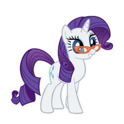 Size: 2449x2449 | Tagged: safe, artist:theaceofspadez, imported from derpibooru, rarity, pony, unicorn, female, glasses, high res, mare, rarity's glasses, simple background, solo, transparent background, vector