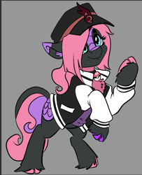 Size: 490x603 | Tagged: safe, artist:brainiac, imported from derpibooru, oc, oc:love letters, kirin, brainiacs sketchbook (set), character concept, chubby, clothes, concept art, female, mare, ponysona, solo