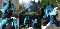 Size: 6241x3000 | Tagged: safe, artist:bastler, imported from derpibooru, queen chrysalis, changeling, female, irl, photo, plushie, solo
