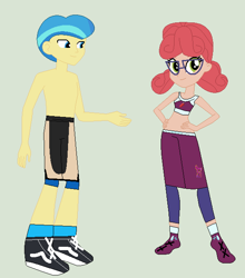 Size: 562x640 | Tagged: safe, artist:matthewjabeznazarioa, imported from derpibooru, alizarin bubblegum, ivory, ivory rook, human, equestria girls, crossover, exeron fighters, exeron outfit, martial arts kids, martial arts kids outfit