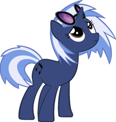 Size: 869x920 | Tagged: safe, artist:foxyfell1337, imported from derpibooru, dj pon-3, vinyl scratch, original species, pony, female, mare, simple background, solo, transparent background, umbra pony