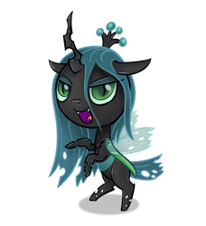 Size: 949x1039 | Tagged: safe, artist:celsian, imported from derpibooru, queen chrysalis, changeling, changeling queen, canterlot wedding 10th anniversary, doodle, female, open mouth, simple background, solo, transparent background