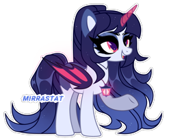 Size: 2996x2444 | Tagged: safe, artist:mirrastat, imported from derpibooru, oc, oc only, alicorn, bat pony, bat pony alicorn, pony, alicorn oc, base used, bat pony oc, bat wings, eyelashes, female, horn, jewelry, lantern, makeup, mare, necklace, raised hoof, simple background, smiling, solo, transparent background, underhoof, wings