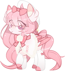 Size: 1144x1251 | Tagged: safe, artist:cafne, imported from derpibooru, oc, oc only, pegasus, pony, base used, bow, clothes, colored hooves, colored wings, eyelashes, female, hair bow, hat, mare, pegasus oc, raised hoof, simple background, smiling, socks, solo, transparent background, two toned wings, wings