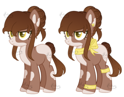 Size: 1280x1000 | Tagged: safe, artist:katelynleeann42, imported from derpibooru, oc, oc:chocolate kiss, earth pony, pony, female, mare, simple background, solo, transparent background