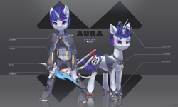 Size: 5000x3000 | Tagged: safe, artist:aurorarhythm, imported from derpibooru, oc, anthro, unicorn, aura ain, bsm, character desi