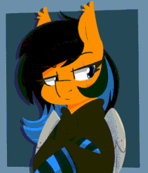 Size: 1096x1280 | Tagged: safe, artist:modularpon, imported from derpibooru, oc, oc only, pony, animated, gif, solo
