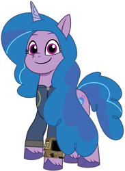 Size: 4023x5497 | Tagged: safe, artist:ponygamer2020, imported from derpibooru, izzy moonbow, pony, unicorn, fallout equestria, absurd resolution, clothes, cute, fallout, female, g5, hooves, izzybetes, jumpsuit, looking at you, mare, my little pony: tell your tale, pipboy, show accurate, simple background, smiling, smiling at you, solo, standing, tail, transparent background, unshorn fetlocks, vault suit, vector