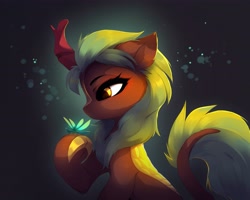 Size: 3810x3048 | Tagged: safe, artist:magnaluna, imported from derpibooru, cinder glow, summer flare, dragonfly, insect, kirin, female, solo