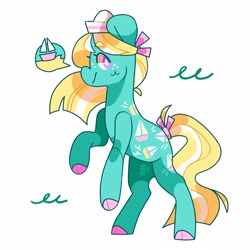 Size: 2800x2800 | Tagged: safe, artist:cocopudu, imported from derpibooru, mainsail, earth pony, pony, bipedal, cloven hooves, female, g1, hat, mare, rearing, sailor hat, simple background, smiling, solo, white background, white pupils