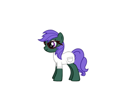 Size: 830x650 | Tagged: safe, artist:cloudybanana, imported from derpibooru, oc, oc only, oc:flower thatcher, earth pony, pony, pony creator, clothes, glasses, simple background, solo, transparent background