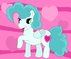 Size: 6048x5036 | Tagged: safe, artist:pinkiepie69, imported from derpibooru, oc, oc:cream cakes, pegasus, eyeshadow, heart, lipstick, makeup, solo