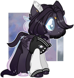 Size: 1158x1214 | Tagged: safe, artist:cafne, imported from derpibooru, oc, oc only, pegasus, pony, base used, ear fluff, ear piercing, female, hair over one eye, mare, pegasus oc, piercing, simple background, smiling, solo, transparent background, wings