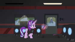 Size: 1280x720 | Tagged: safe, artist:fiveclassified, imported from derpibooru, starlight glimmer, pony, unicorn, aether, alphaomega, call of duty, call of duty zombies, female, laboratory, mare, solo
