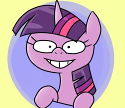 Size: 370x320 | Tagged: safe, artist:batipin, imported from derpibooru, twilight sparkle, pony, gritted teeth, looking at you, solo, teeth