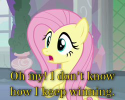 Size: 900x720 | Tagged: safe, edit, edited screencap, imported from derpibooru, screencap, fluttershy, pegasus, pony, non-compete clause, season 8, spoiler:s08, caption, cropped, female, g4, hoof on chest, mare, open mouth, quote, solo, surprised, talking, text