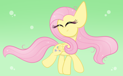 Size: 1454x904 | Tagged: safe, artist:sugarcloud12, imported from derpibooru, fluttershy, pony, eyes closed, solo