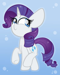 Size: 736x926 | Tagged: safe, artist:sugarcloud12, imported from derpibooru, rarity, pony, chibi, solo