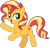 Size: 1024x984 | Tagged: safe, artist:emeraldblast63, imported from derpibooru, sunset shimmer, pony, unicorn, equestria girls, open mouth, open smile, smiling