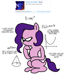 Size: 1816x2146 | Tagged: safe, artist:professorventurer, imported from derpibooru, pipp petals, princess luna, pegasus, pony, series:ask pippamena, fancy mathematics, g5, implied oc, math, math lady meme, my little pony: a new generation