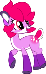 Size: 2000x3254 | Tagged: safe, artist:pilot231, imported from derpibooru, oc, oc only, oc:dawnfire, deer, pony, deer oc, gift art, show accurate, simple background, solo, transparent background, vector