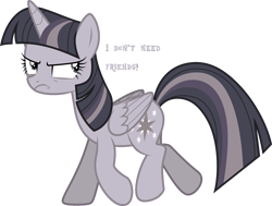 Size: 4096x3095 | Tagged: safe, artist:twilirity, artist:wardex101, edit, imported from derpibooru, twilight sparkle, alicorn, pony, season 6, to where and back again, angry, discorded, discorded twilight, disguise, disguised changeling, fake twilight, female, frown, high res, mare, multicolored hair, multicolored mane, multicolored tail, simple background, solo, tail, transparent background, trotting, twilight sparkle (alicorn), twilight tragedy, vector