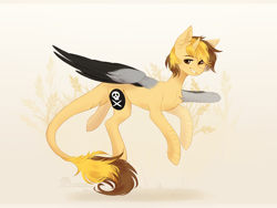 Size: 3380x2544 | Tagged: safe, artist:dedfriend, imported from derpibooru, oc, oc only, pegasus, pony, solo