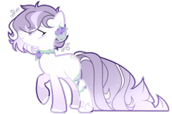 Size: 2505x1657 | Tagged: safe, artist:toffeelavender, imported from derpibooru, oc, oc only, earth pony, pony, base used, choker, earth pony oc, ethereal mane, raised hoof, simple background, solo, starry mane, transparent background