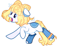 Size: 2746x2183 | Tagged: safe, artist:toffeelavender, imported from derpibooru, oc, oc only, oc:liraz, earth pony, pony, base used, earth pony oc, eye clipping through hair, open mouth, raised hoof, simple background, solo, transparent background