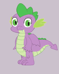 Size: 912x1152 | Tagged: safe, artist:mariosonicfan16, imported from derpibooru, spike, dragon, cute, looking at you, solo