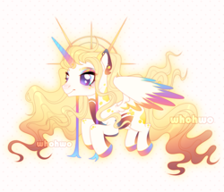 Size: 1895x1628 | Tagged: safe, artist:whohwo, imported from derpibooru, oc, oc only, alicorn, pony, alicorn oc, base used, eyelashes, hoof polish, horn, makeup, male, solo, stallion, wings