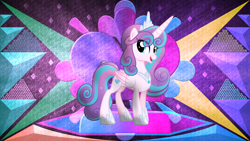 Size: 3840x2160 | Tagged: safe, artist:laszlvfx, artist:n0kkun, edit, imported from derpibooru, princess flurry heart, pony, older, solo, wallpaper, wallpaper edit