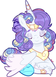 Size: 2011x2784 | Tagged: safe, artist:kurosawakuro, imported from derpibooru, oc, alicorn, pony, alicorn oc, eyes closed, female, horn, lying down, mare, prone, simple background, solo, transparent background, wings