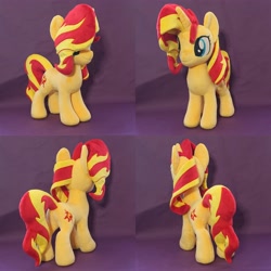 Size: 5120x5120 | Tagged: safe, artist:egalgay, imported from derpibooru, sunset shimmer, pony, unicorn, equestria girls, absurd resolution, commission, female, irl, mare, photo, plushie