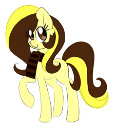 Size: 1280x1417 | Tagged: safe, artist:ladylullabystar, imported from derpibooru, oc, oc:guylian, pegasus, pony, clothes, female, mare, raised hoof, scarf, simple background, solo, transparent background