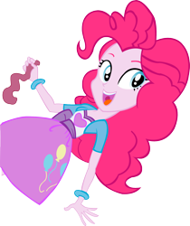 Size: 1474x1758 | Tagged: safe, artist:james-li, imported from derpibooru, pinkie pie, equestria girls, open mouth, simple background, solo, transparent background, vector