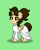 Size: 59x74 | Tagged: safe, artist:dematrix, imported from derpibooru, alicorn, pony, pony town, clothes, dress, female, green background, mare, picture for breezies, pixel art, ponified, princess leia, simple background, solo, star wars