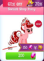 Size: 144x200 | Tagged: safe, imported from derpibooru, cherry cordial, earth pony, pony, female, gameloft, mare, picture for breezies, solo