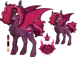 Size: 1280x946 | Tagged: safe, artist:velnyx, imported from derpibooru, oc, oc:heartless lust, bat pony, pony, female, mare, simple background, solo, transparent background