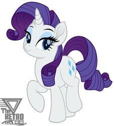 Size: 5000x5500 | Tagged: safe, artist:theretroart88, imported from derpibooru, rarity, pony, unicorn, my little pony: the movie, female, looking at you, mare, movie accurate, simple background, solo, transparent background, vector
