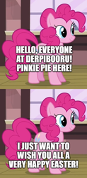 Size: 500x1020 | Tagged: safe, edit, edited screencap, imported from derpibooru, screencap, pinkie pie, comic, easter, holiday, screencap comic