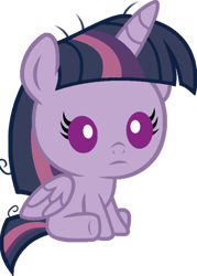 Size: 574x800 | Tagged: safe, artist:foxyfell1337, imported from derpibooru, mean twilight sparkle, twilight sparkle, alicorn, pony, ail-icorn, spoiler:interseason shorts, baby, baby pony, babylight sparkle, simple background, solo, transparent background, twilight sparkle (alicorn), younger