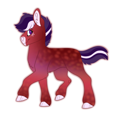 Size: 1280x1223 | Tagged: safe, artist:white-canvas-mlp, imported from derpibooru, oc, oc only, earth pony, pony, colt, foal, freckles, male, offspring, parent:big macintosh, parent:twilight sparkle, parents:twimac, simple background, solo, transparent background