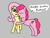 Size: 450x345 | Tagged: safe, fluttershy, pinkie pie, earth pony, pegasus, pony, aggie.io, eyes closed, female, hug, lowres, mare, open mouth, simple background, smiling, talking