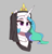 Size: 337x348 | Tagged: safe, artist:thebatfang, princess celestia, alicorn, pony, aggie.io, bust, clothes, female, lowres, mare, nun, simple background, smiling, solo