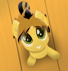 Size: 2559x2657 | Tagged: safe, artist:lincolnbrewsterfan, imported from derpibooru, part of a set, oc, oc:killer epic, alicorn, pony, my little pony: the movie, .svg available, alicorn oc, cute, cute face, cute smile, epibetes, happy, hidden wings, highlights, horn, lincoln brewster, looking at you, looking up, looking up at you, movie accurate, nc-tv signature, nocturnal vision's tabletop ponies, ponified, ponified musical artist, shading, signature, smiling, smiling at you, solo, svg, table, tail, two toned mane, two toned tail, vector, wings, wood