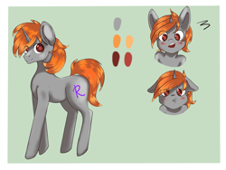 Size: 4000x3000 | Tagged: dead source, safe, artist:rainy105, imported from derpibooru, oc, oc only, oc:darkmind, pony, unicorn, blind, cute, gift art, horn, male, reference sheet, sad, simple background, solo, stallion, surprised, wrong body color, wrong cutie mark